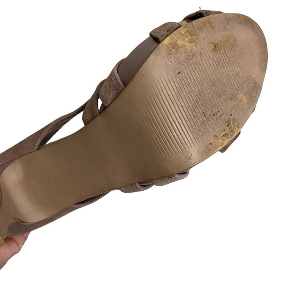 Steve Madden Mauve Suede Peep Toe Heels - Picture 5 of 5